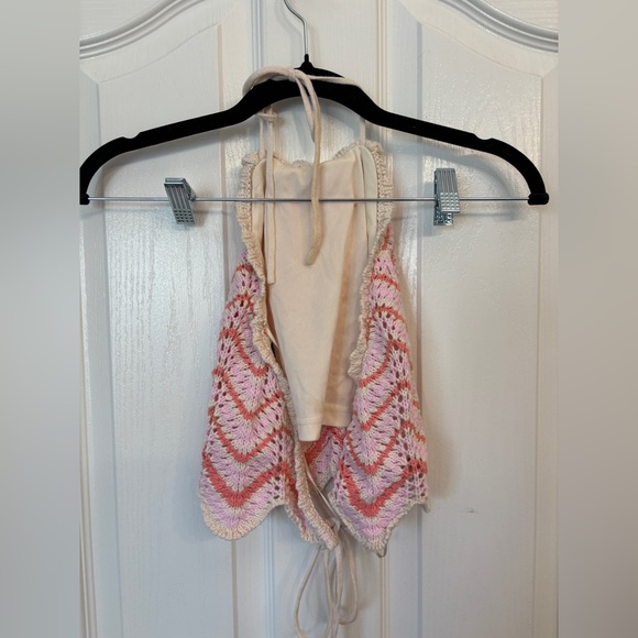 Freshman 1996 Crochet Skirt Set Tieback Top Mini Skirt Women’s XS Style #146919 - Picture 6 of 10